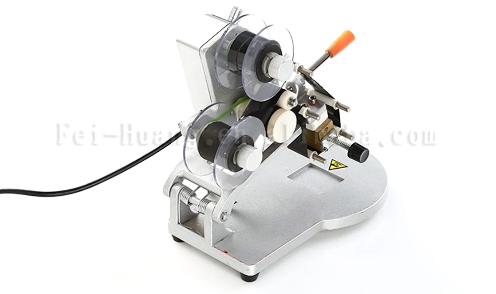 
Hand press hot foil batch printing machine, manual ribbon date coding machine 