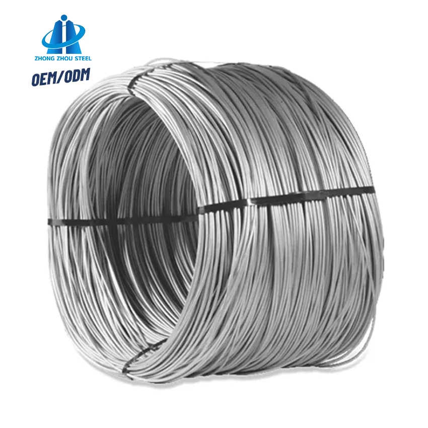 Low price Galvanized Steel Wire 9mm 10mm 12mm 14mm Gauge Electro Galvanized Gi Iron Binding Wire GI Steel Wire Rod