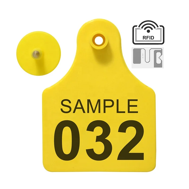 CMRFID UHF RFID TPU ear tag livestock sheep cattle ear tags uhf animal ear tag