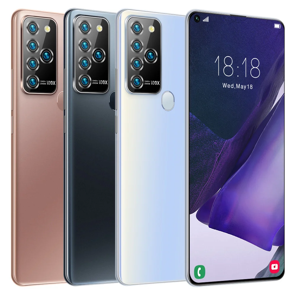 Смартфон Note25U 12 Гб + 512 экран 7 2 дюйма Android 10 0 телефон смартфон с разблокировкой по лицу