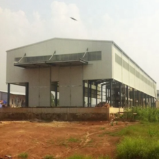 Prefab Portable Collapsible Pu Sandwich Panel Prefabricated steel structure metal warehouse