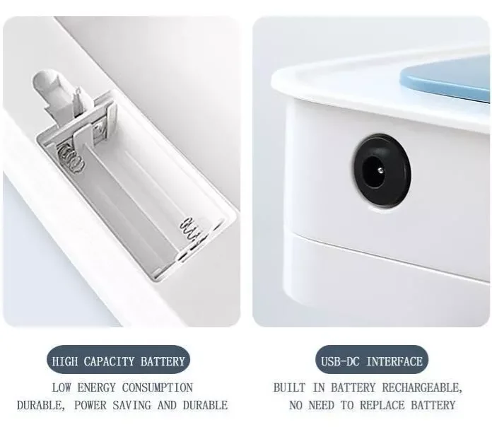 14L kitchen bathroom plastic automatic motion smart garbage bin intelligent rubbish bin with sensor electric trash cans