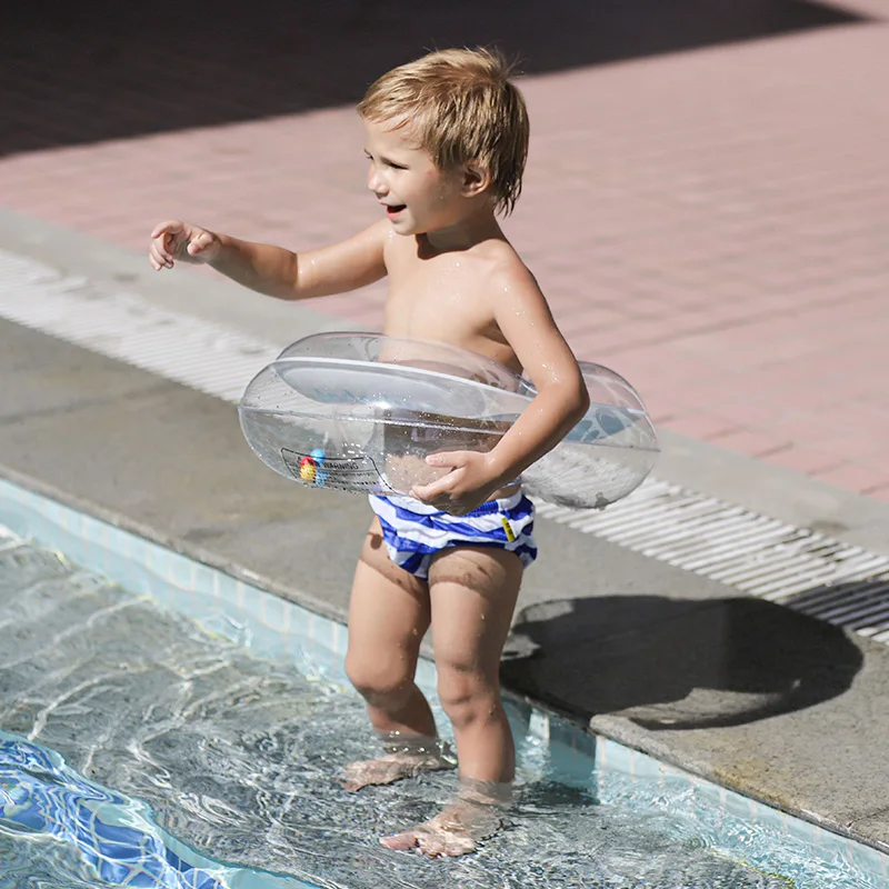 Swim Wholesale Hot Sale blue baby underarm ring inflatable water float swim buoy