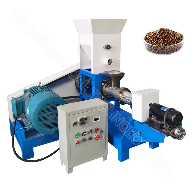 Small Fish Feed Pellet Mill Making Floating-fish-feed-making-machine Nylon Fishing Line Extruder Machine