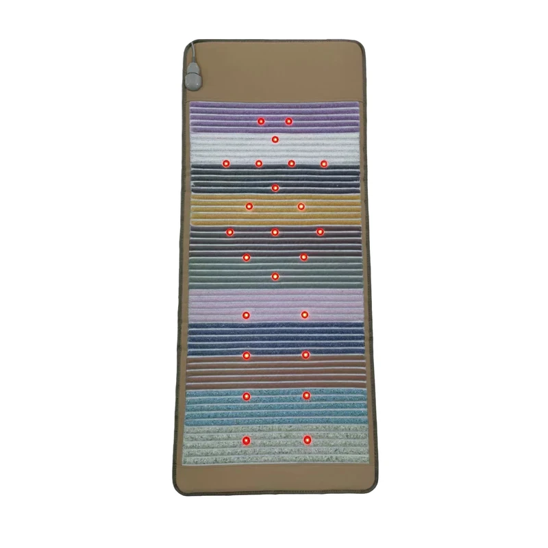 Wholesale price tourmaline heating mat infrared mattress health mattress tourmaline photon mat tourmaline mattress for home use