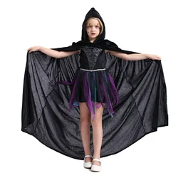 Manufacturers wholesale new Halloween black simple cape over every house dress up performance clothing wholesale