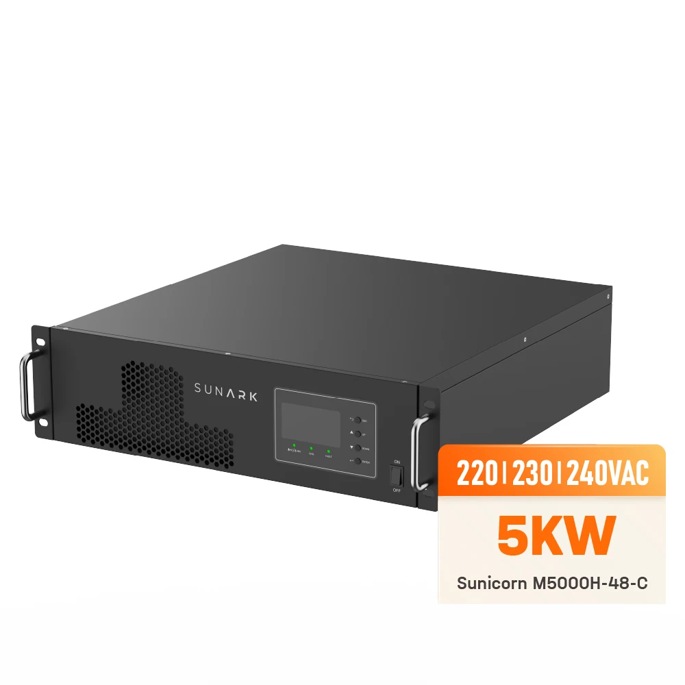 Sunark High Frequency Solar Inverter Single Phase 5000W 220V Off Grid Transformer High Voltage Solar Inverter