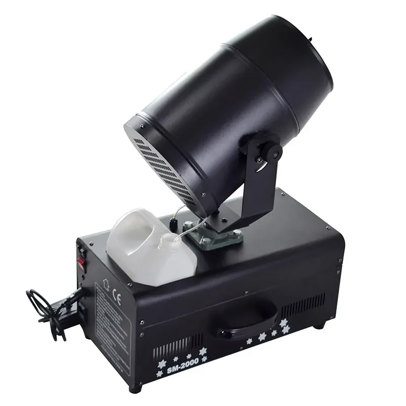 High Quality 2000W Shaking Head Professional Artificial Snow Machine Snow Blowing Machine For Party Wedding DJ