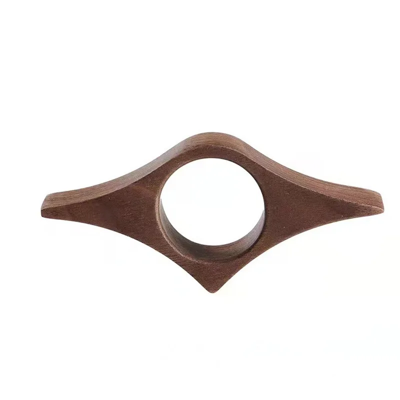 Portable reading accessories teacher day unique gift wooden thumb book page holder bookmark