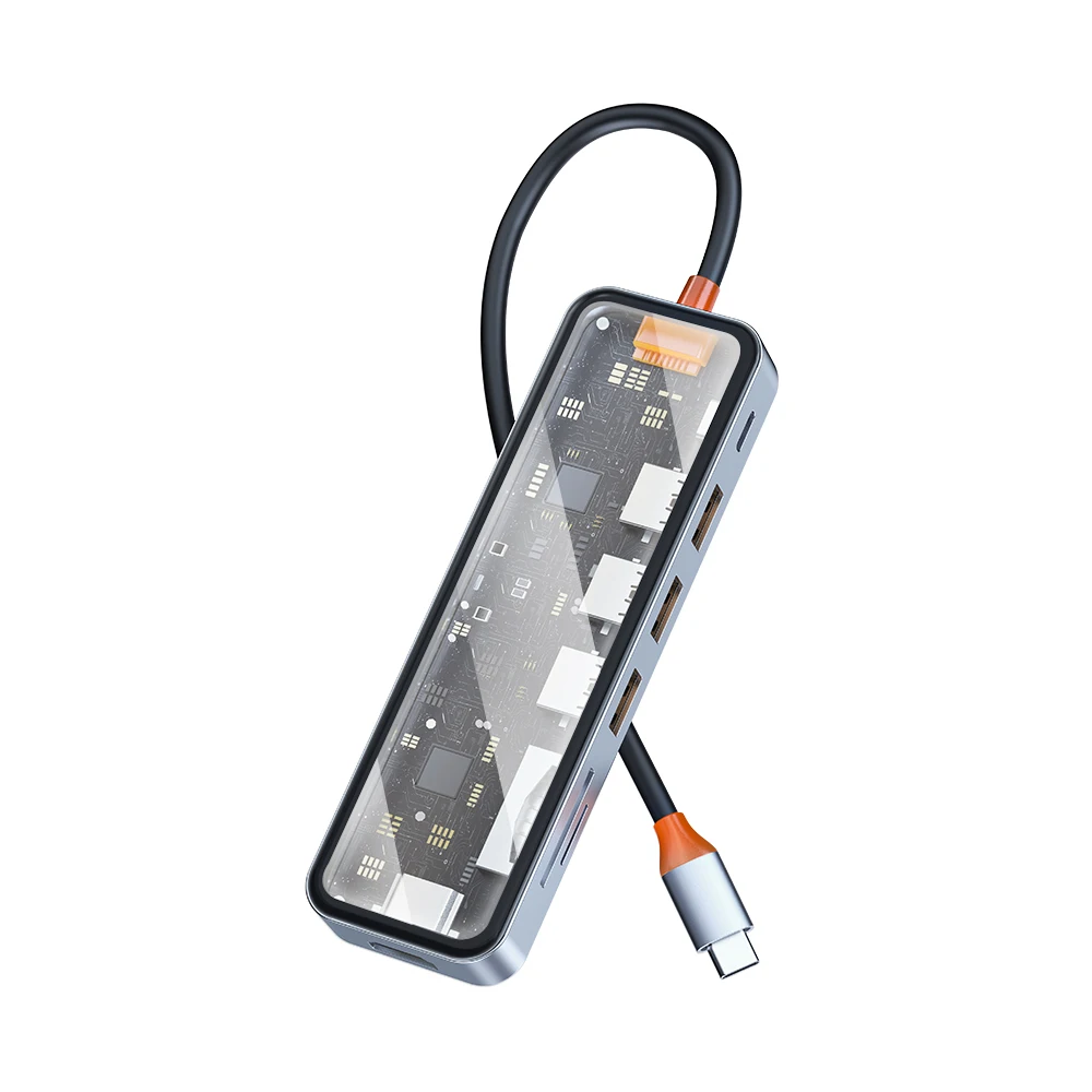 Multiple port OTG adapter 7 in 1 USB3.0 to 7 ports USB 3.0 2.0 Mini portable hub USB for multi mobile device