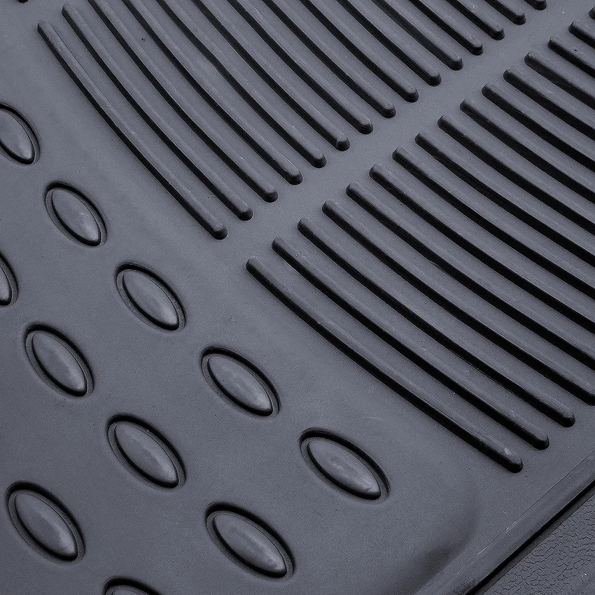 3 Pcs Universal PVC All Weather Floor Mat Non-Slip Odorless Car Mat Fit Most Car SUV Truck Van