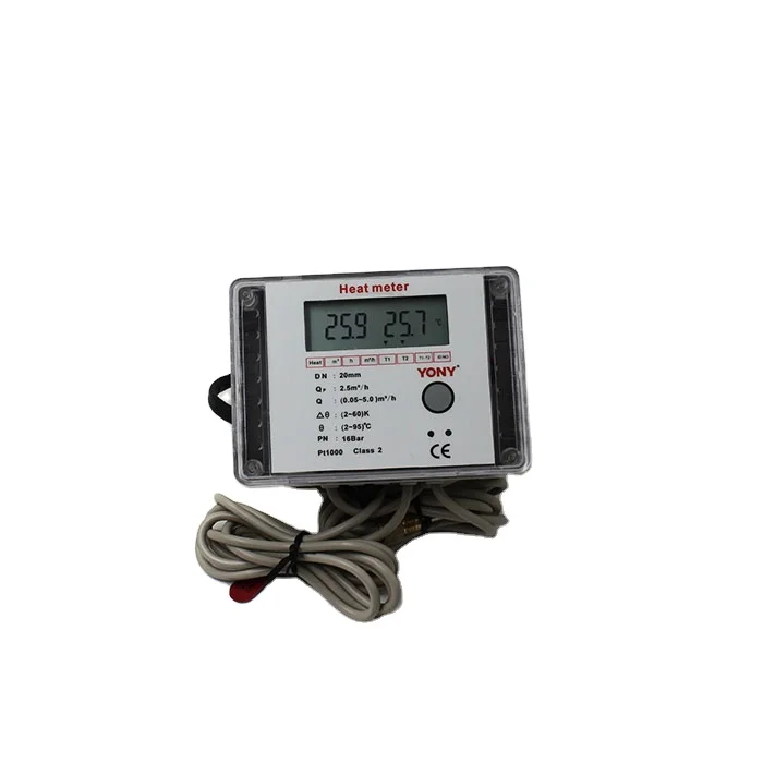 ultrasonic heat meter, modbus rtu smart BTU meter