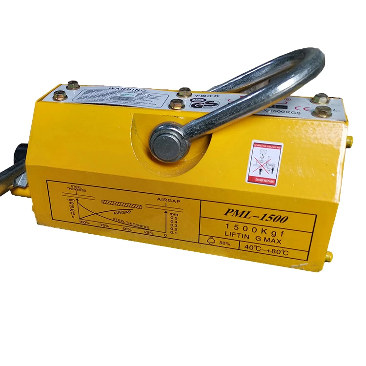 Wholesale Cheap Price 3000 Kg Small Super Permanent Magnetic Lifter For Steel Plate
