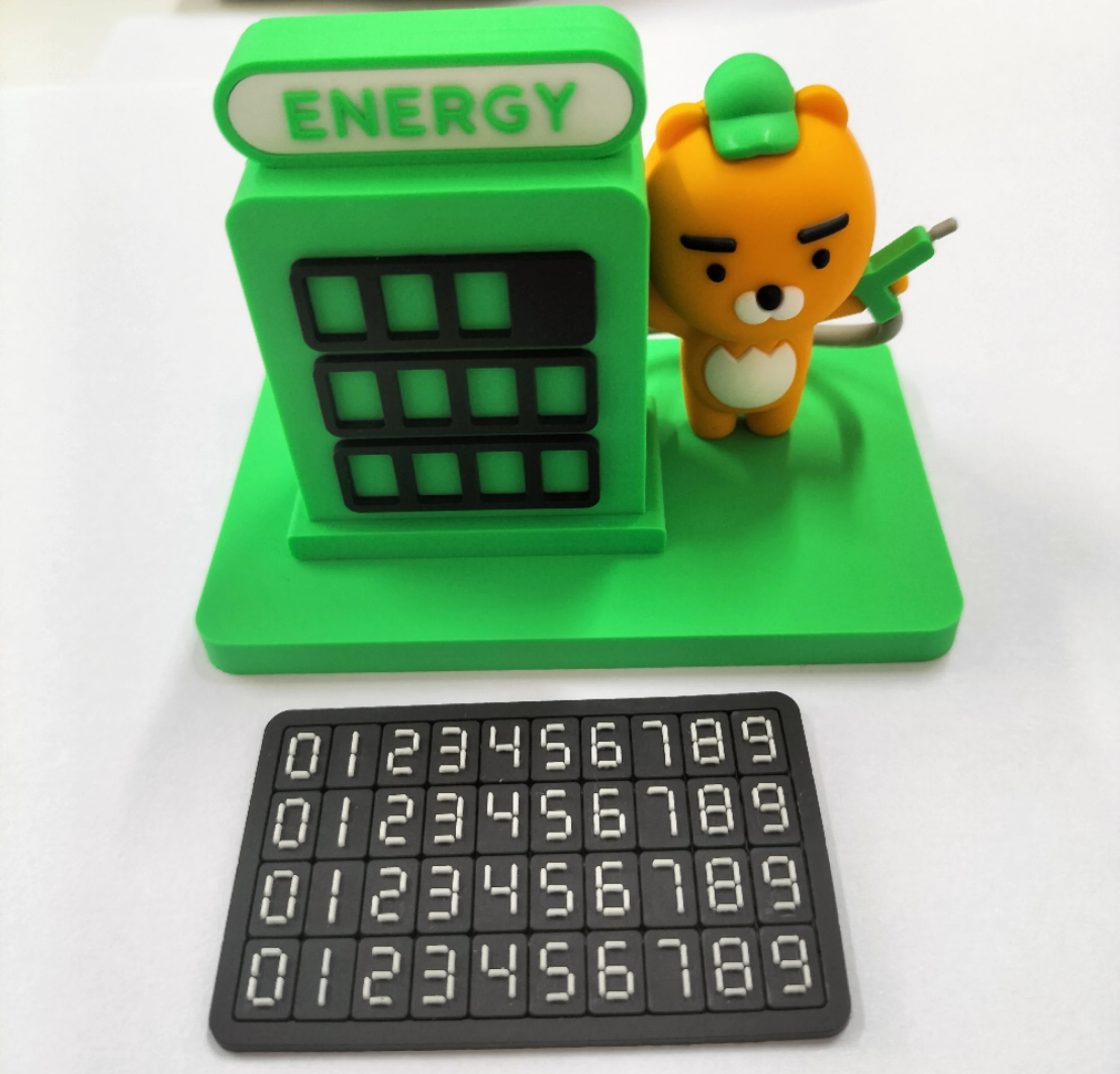 High quality custom silicone parking number plate