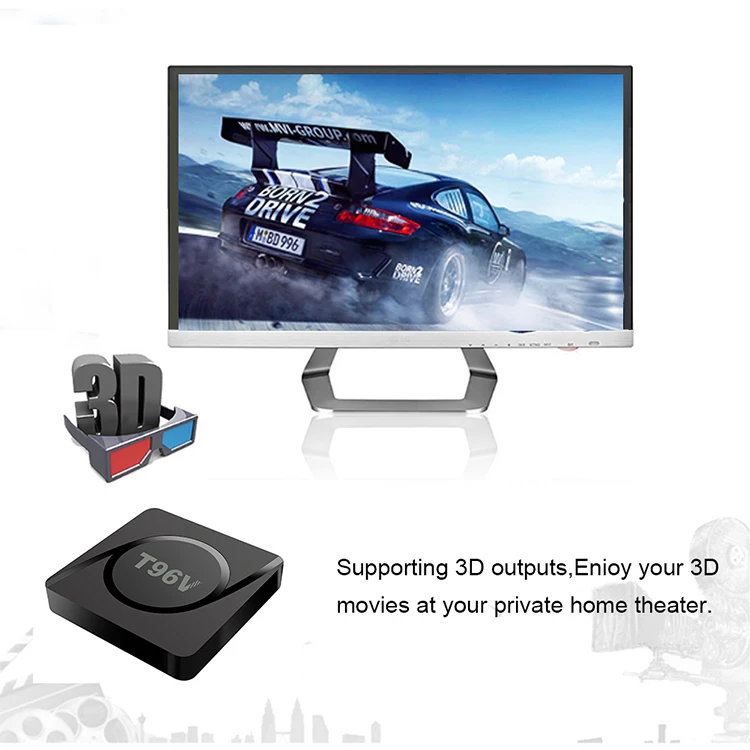  4k HD ott tv box H313 четырехъядерный 2 Гб 16 потоковый медиаплеер