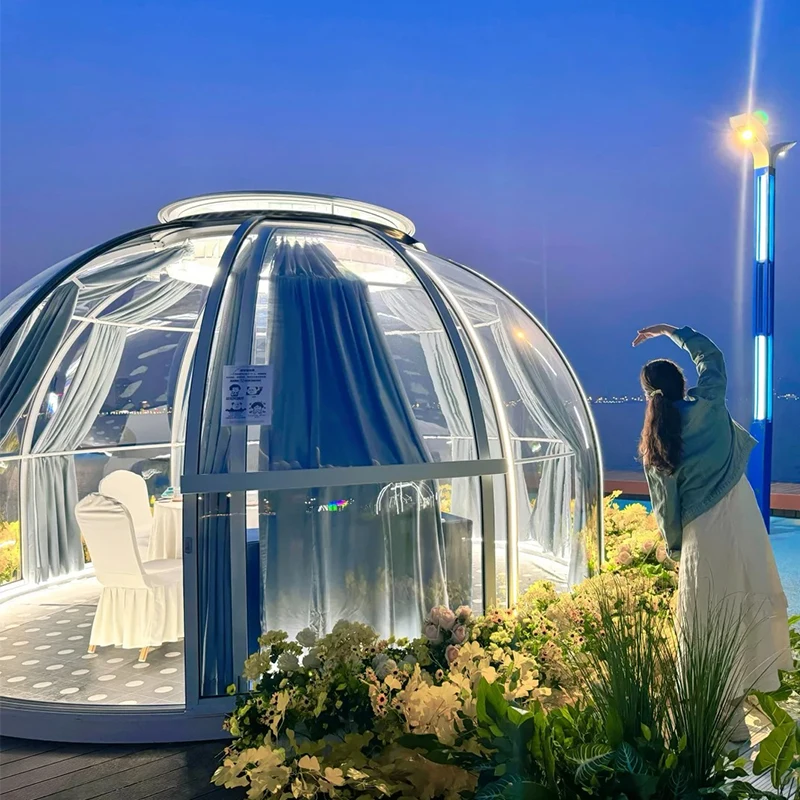 Full House Transparent Pc Bubble Luxury Safe Tent Hotel House Bubble Dome House