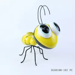 Outdoor Fun Cute Metal Honey Bee Statue For Home Decor Bedroom Living Room Garden Desktop Ornament