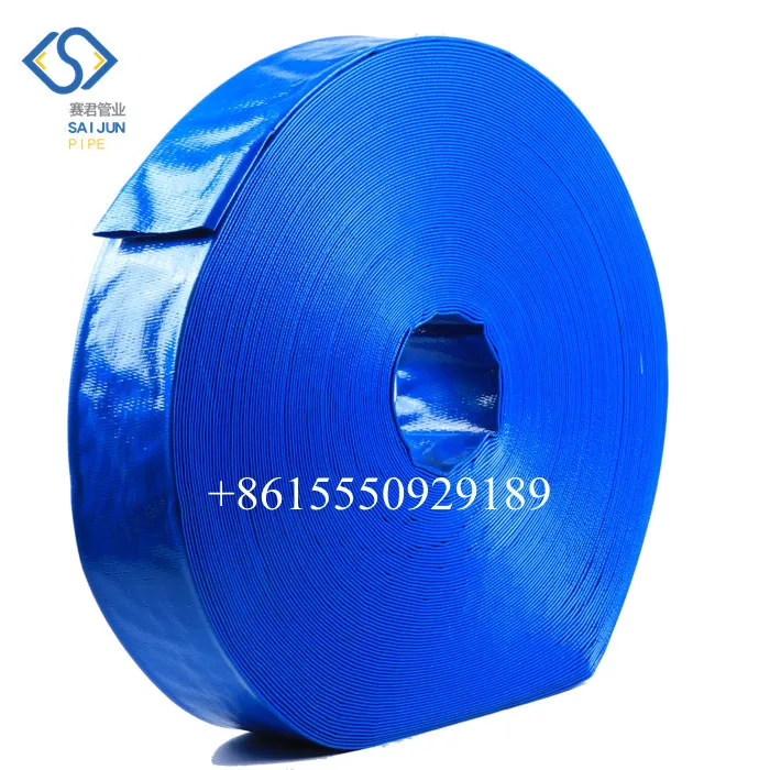 PVC Delivery Hose pipe 3inch 4inch PVC Layflat Sprinkler Hose Irrigation pipe