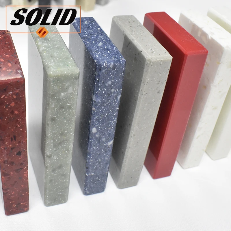 Decorative acrylic polymer solid surface sheet shower walls panels to shopping malls