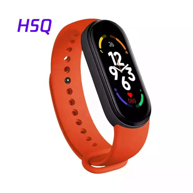 2022 Reloj Inteligente M7 Sports Bracelet Fitness Tracker Blood Pressure Call Reminder Mi Band 7