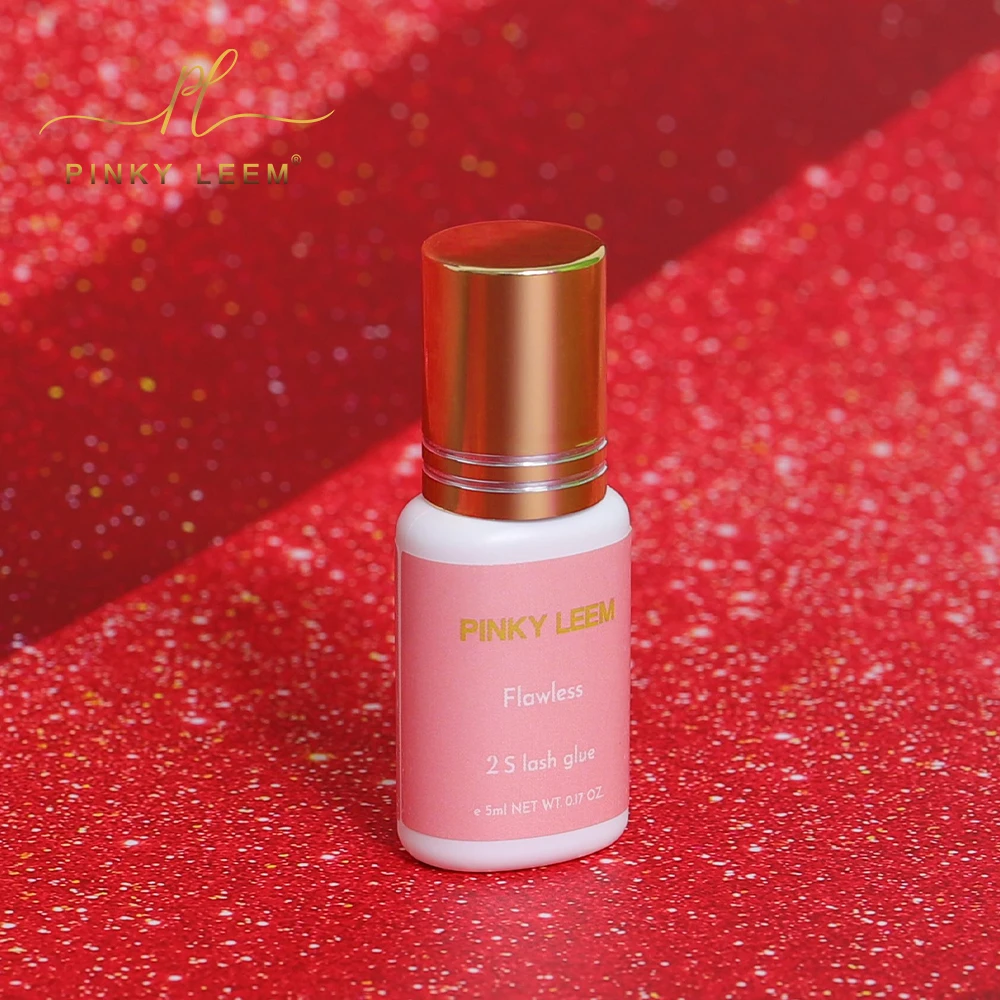 Pinky Leem Wholesale  Fast dry 2s strong individual Oil Proof adhesive lash glue eyelash extensions glue colle extension cil