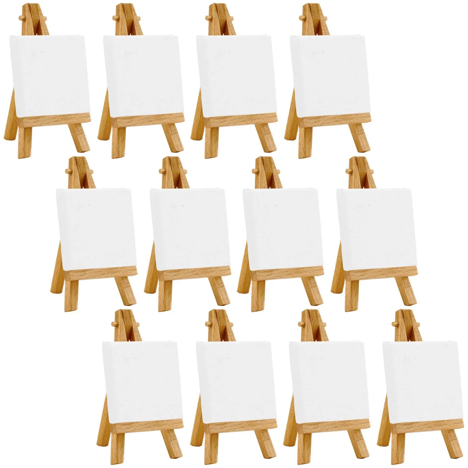 Painting Display Art Graphic Adjustable Sketch Mini Painting Easel Mini Stretched Canvas Board Wooden Paint Easel for Artist
