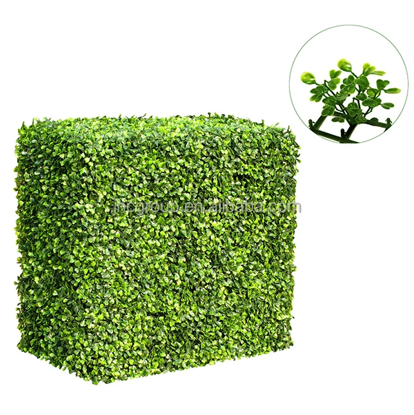 Artifical plants plastic artificial boxwood hedge