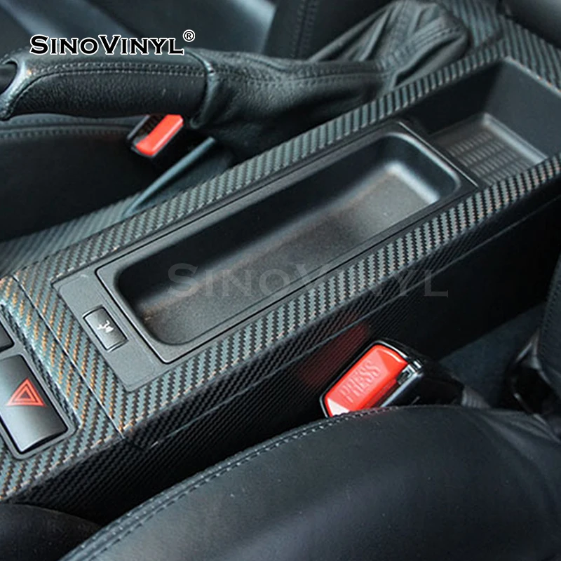 Removable Car Body Sticker 3D Carbon Fiber Car Wrap Hot Sale Multicolor Self Adhesive Film Auto Foil