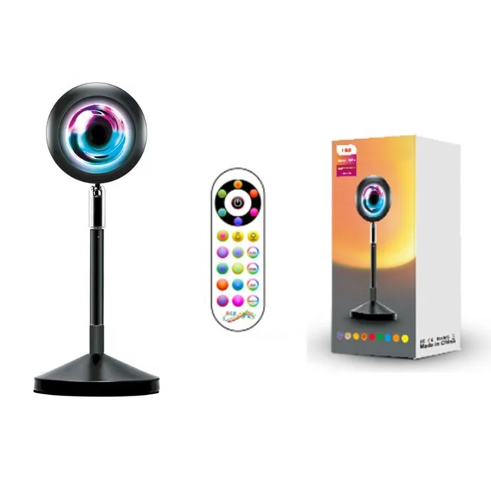  Новый продукт проектор заката атмосферная лампа домашний декор закатная RGB с дистанционным