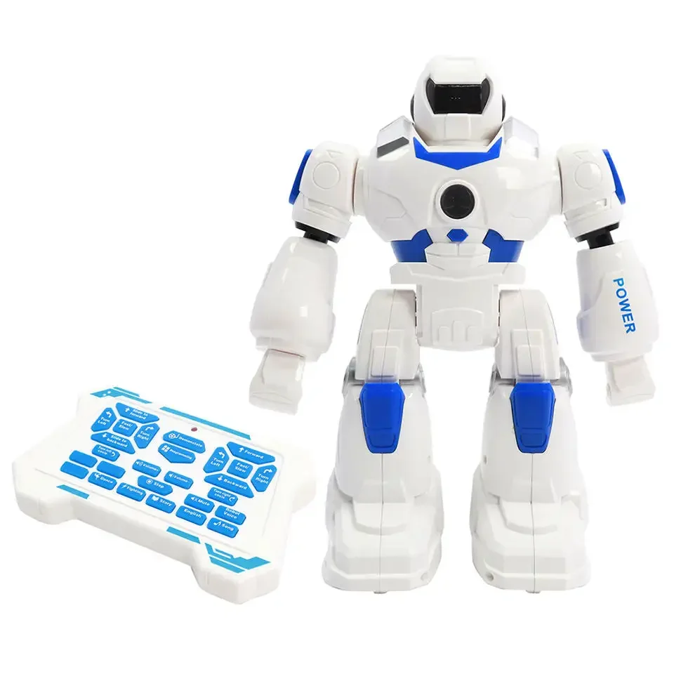 Jimei battery operated toy robot dancing with sound and light programmable robot toy walking plastic sound rc toy robots