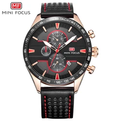 Business Gifts/Show Accessories/Mini Focus MF0002G Men Watch Rose Case Black Face Quartz Watch