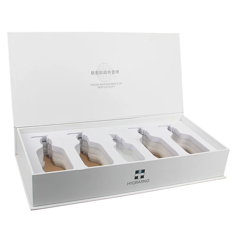 High-end medical beauty and skin care products ampoule pipe paper packaging box Powder-Injection freeze-dried powder