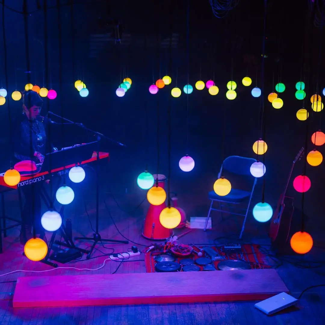 360 Degree Dmx Led Ball Curtain Matrix Software 24v Dmx 40/50mm 3d Clear/milky RGB Pixel point Light Body PVC