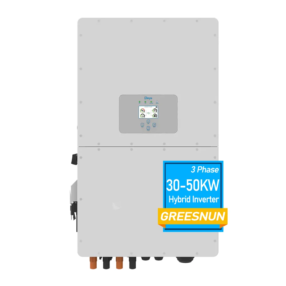 Deye Solar Power Inverter Price 30 KW 40 KW 50 KW Inverter Hybrid Deye 50KW 3 Phase Hybrid Inverters