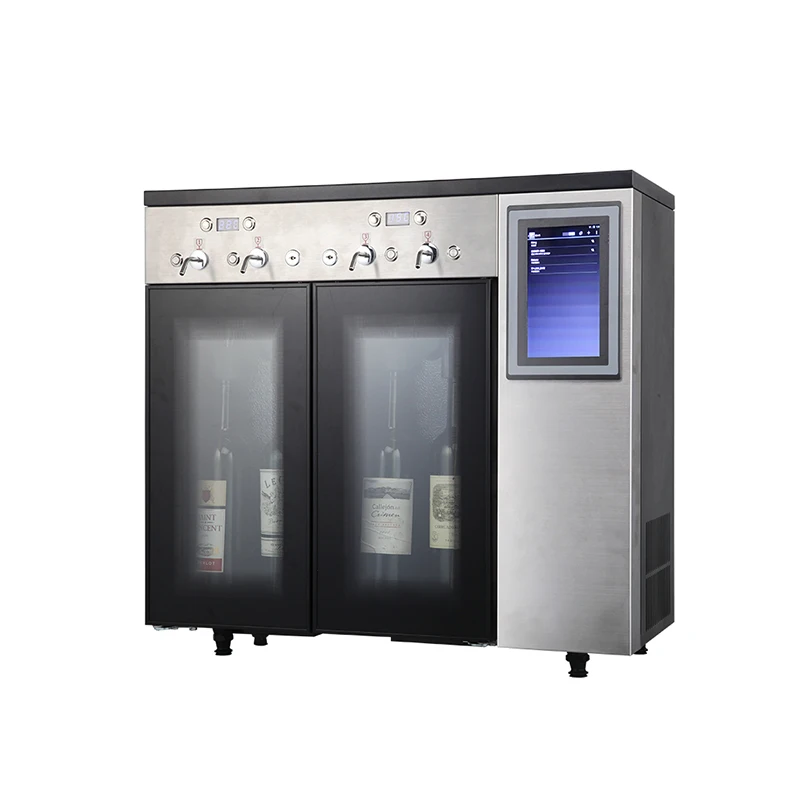 Автоматический диспенсер для вина на 4 бутылки для домашнего использования, Металлический Диспенсер для вина