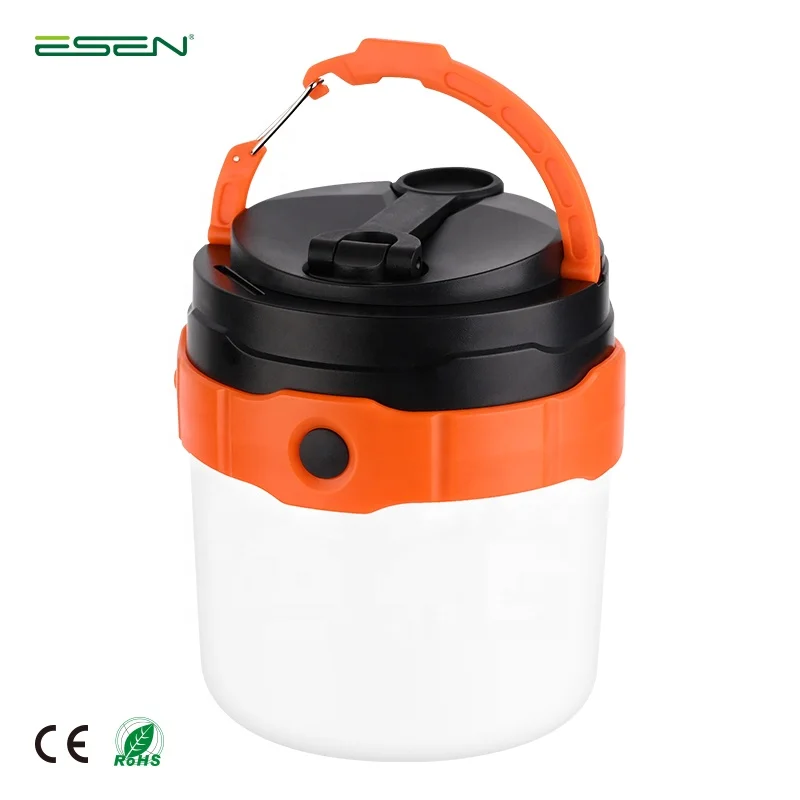 ESEN Hand Crank Dynamo Emergency led camping light outdoor portable solar power camping light