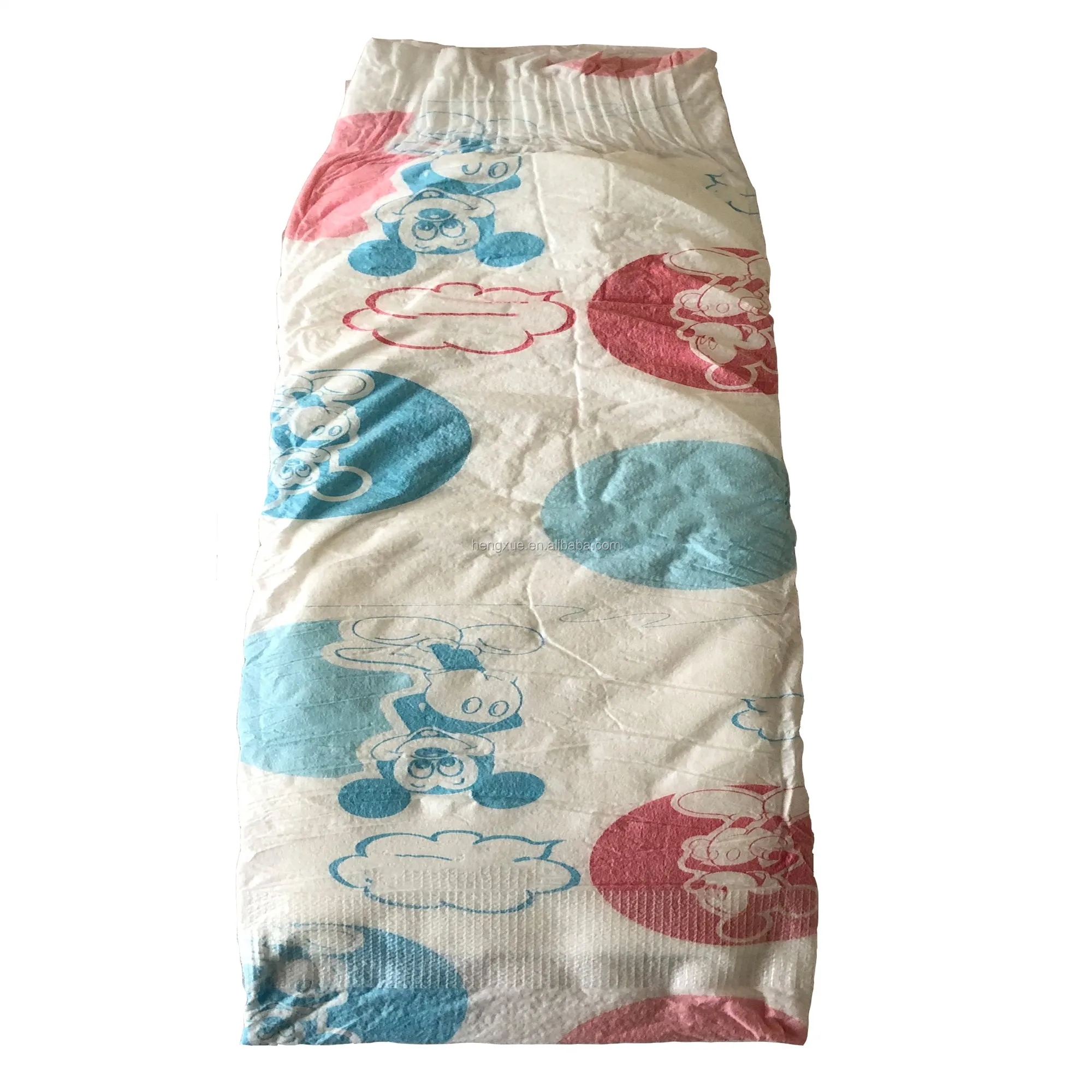 high quality and nice price elastic pampering waistband disposable  baby diaper  making factory in China