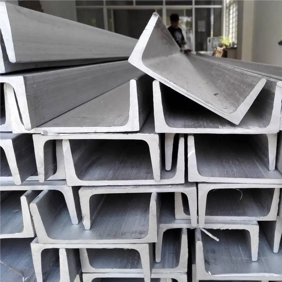 Hot Sale Carbon Steel U Channel 6m 9m 12m Customized Size Mild Steel C Profile Structural Metal