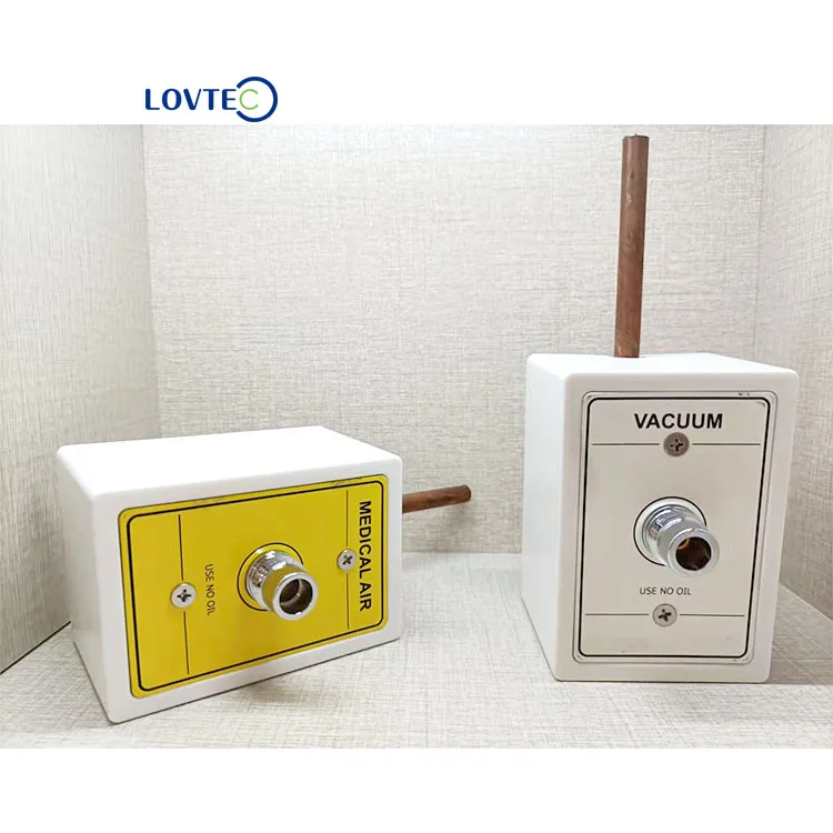 Lovtec hospital use wall mounted oxygen terminal diss standard medical gas outlet