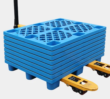 Nestable Plastic flat nine feet hdpe pallet One Way export pallets cheap 1200 x 800 plastic pallets heavy duty