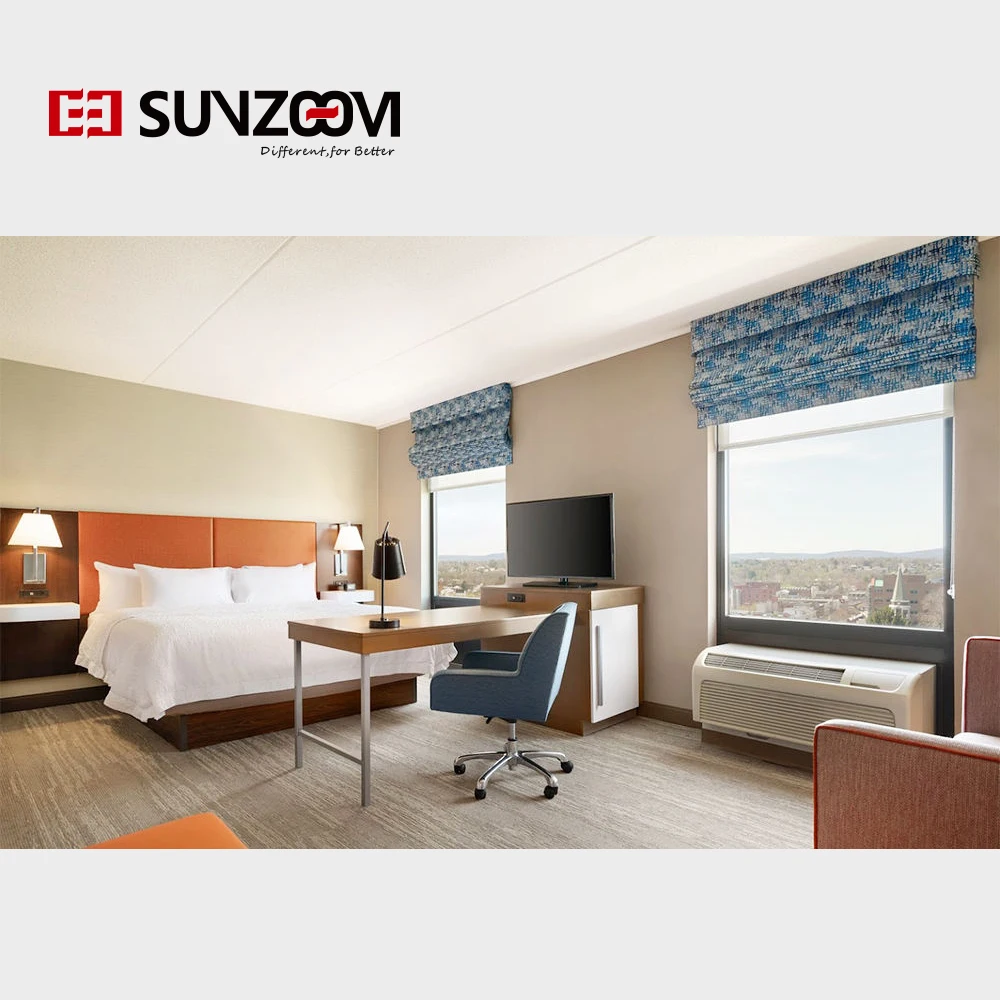 China Manufacturer Hampton Inn Hotel Furniture Bedroom Set