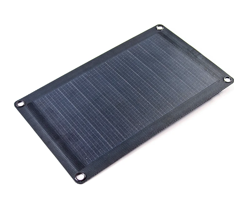 Promotional Various Durable Using Intelligent Charging Chip Phone Foldable USB Charging Solar Charger 10W 1 YEAR USB Output