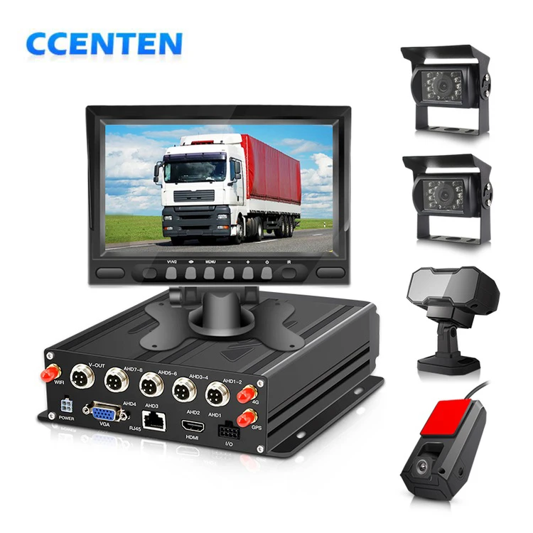 CCENTEN4-Channel AI intelligent car recorder MDVR driving recorder SD card GPS monitoring DSM algorithm ADAS System