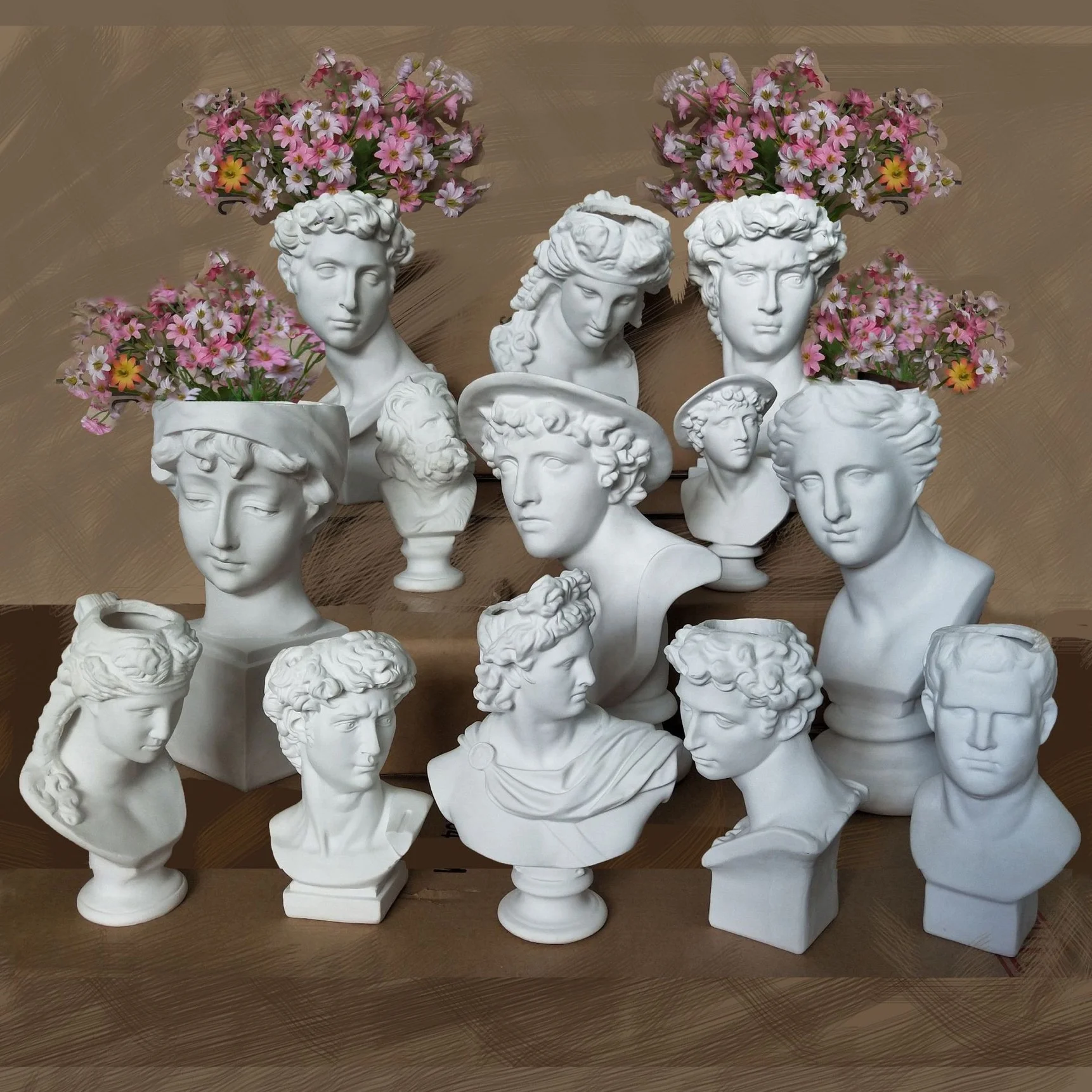 Wholesales Factory Low rate Low MOQ High Quality Statuary Vase for Home Decoration and Wedding