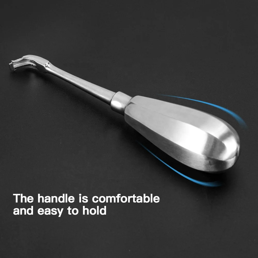 Dental Crown Spreader Drill Stainless steel Dental Root Elevator Cross Broken Crown Remover