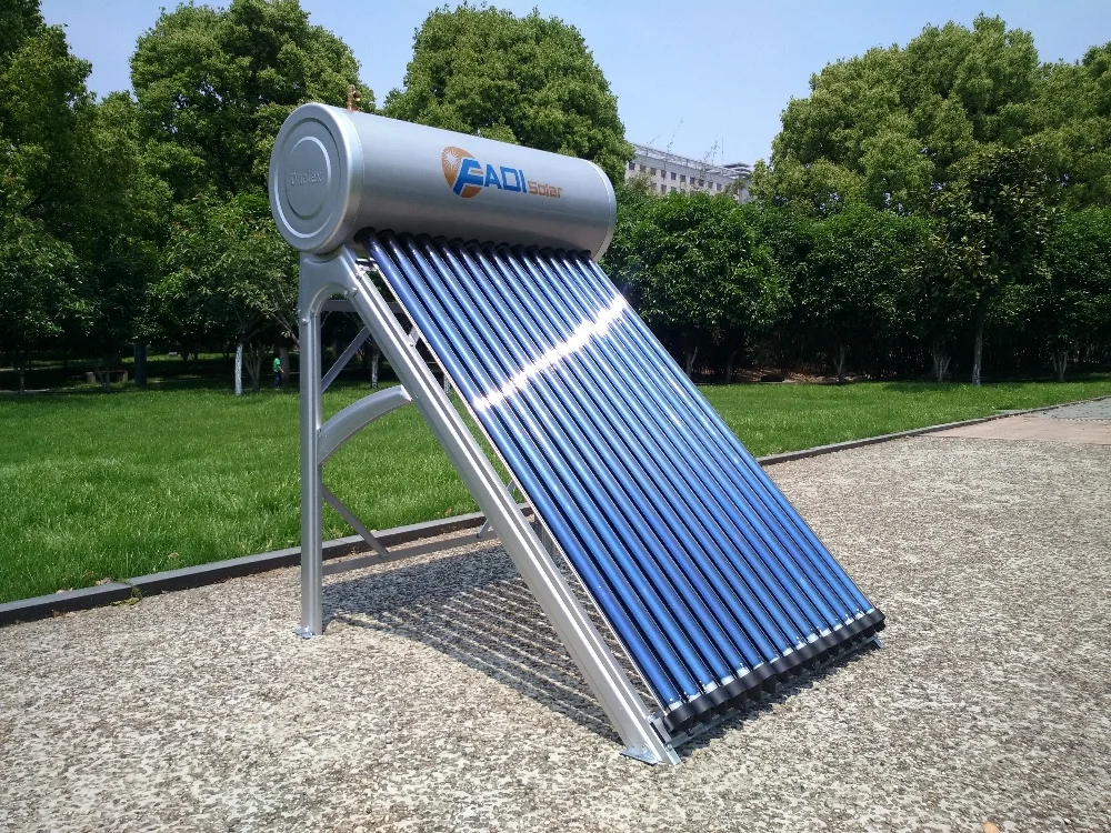 Solar Keymark Solar Collector With Heat Pipe for Heating System Solar Water Heater 150L Pressurized Solar Water Heaters