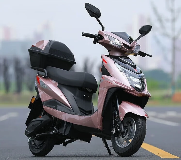 The New National Standard Electric Bike Motorcycle High-speed Takeaway Long-distance King Electric Car Ultra-long Life