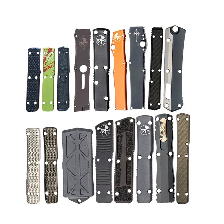 Microtechknife microteches otf haloing ultratech knife handle scale for outdoor camping