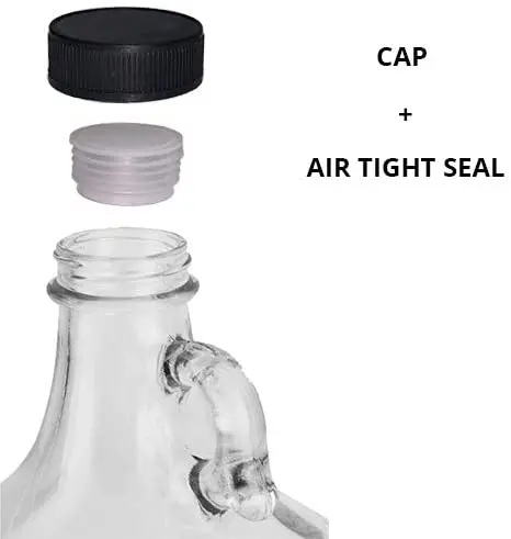 
Home Brew Ohio Glass Wine Fermenter 1 Gallon Glass Jug 