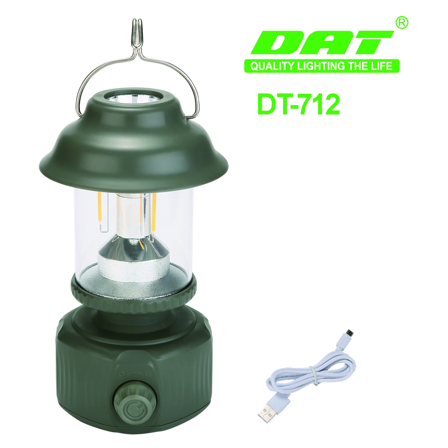 DT-712 Rechargeable led camping light emergency light for home use with power bank function outdoor led camping  light